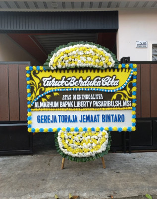 Papan Bunga Duka di Aek Najaji